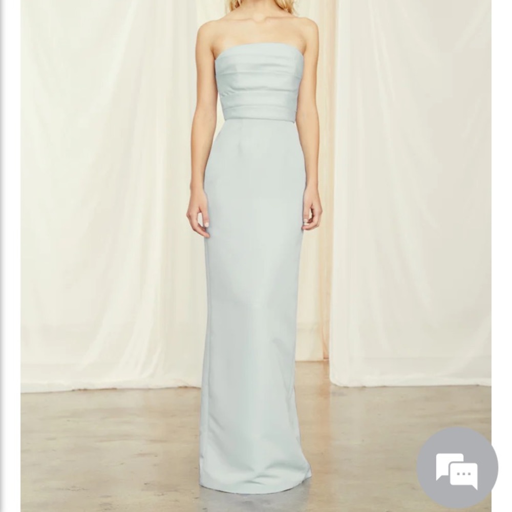 Amsale Sonia in Ice Blue